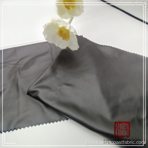 Solid Color Polyester Cloth Black Color Polyester Spandex Jersey Pd Coating Cloth Manufactory